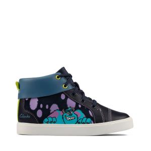 Clarks City Scare Kid Originals Μποτακια για αγορια σκουρο μπλε | CLK278LYW