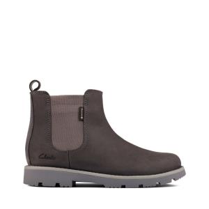 Clarks Heath Sea GORE-TEX Kid Originals Μποτακια για αγορια σκούρο γκρι | CLK412RSK